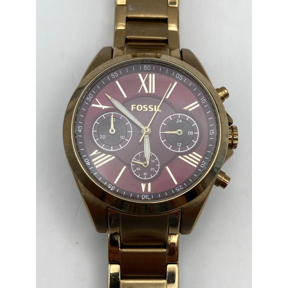 Fossil Modern Courier Chronograph Women's Watch 36mm - New Battery Wrist 5.5" WR - Picture 7 of 10